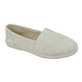 thumbnail image 1 of Soda Flat Women Shoes Linen Canvas Slip On Loafers Memory Foam Gel Insoles OBJI-S Tan Beige 5.5, 1 of 2