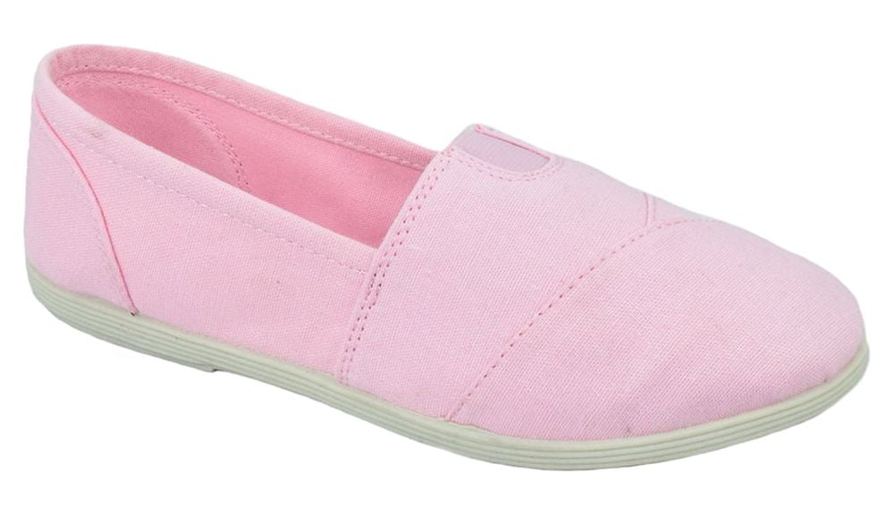Hot pink slip on sneakers sale