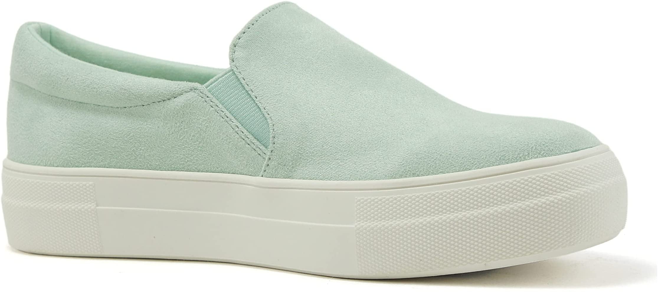 Soda Flat Women Shoes Slip On Loafers Casual Sneakers Memory 