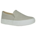 thumbnail image 1 of Soda Flat Women Shoes Slip On Loafers Casual Sneakers Memory Foam Insoles Hidden Platform / Flatform Round Toe HIKE-G PU STO Beige Cobra Snake 8, 1 of 3
