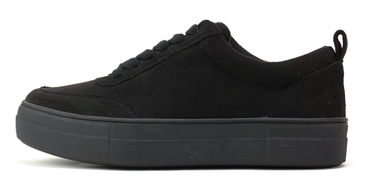 Soda Flat Women's Shoes Lace Up Loafers Casual Low Top Sneakers Slick-G ...