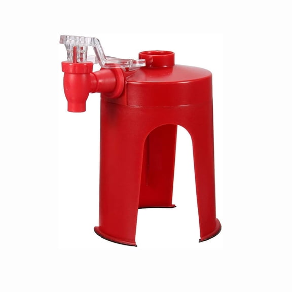 Soda Fountain Machine Hand Pump Soda Dispenser for Inverted Bottles, Easy-Pour Juice Dispensing Tool Plastic Kitchen Accessory As Shown