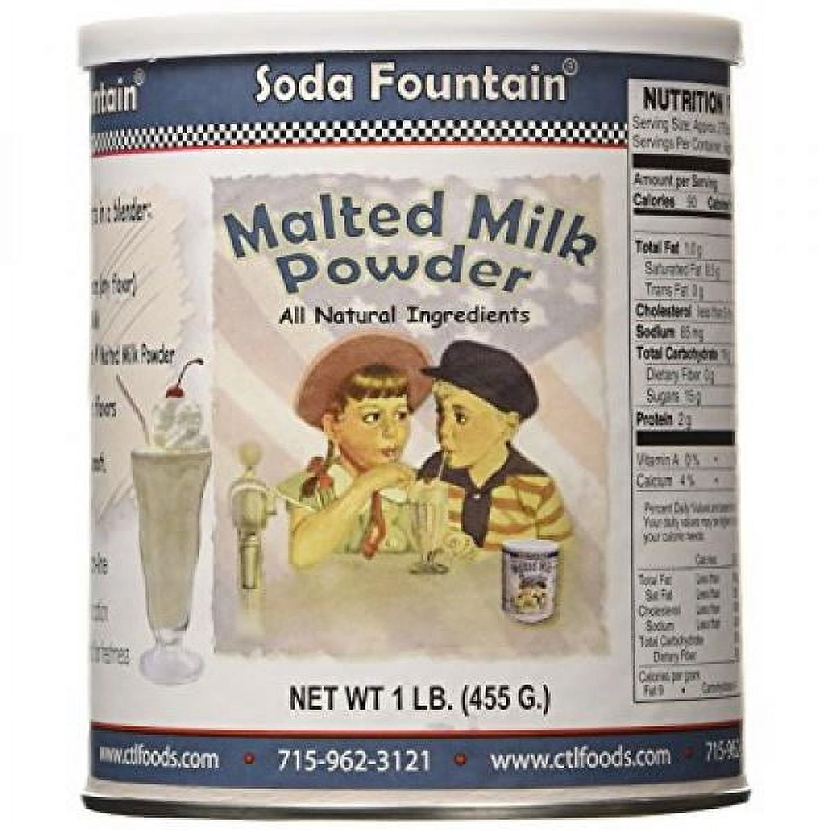 Soda Fountain Soda Fountain Malted Milk Powd