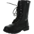 thumbnail image 1 of Soda Girl's Oralee Combat Military Boots with Camo, 1 of 4