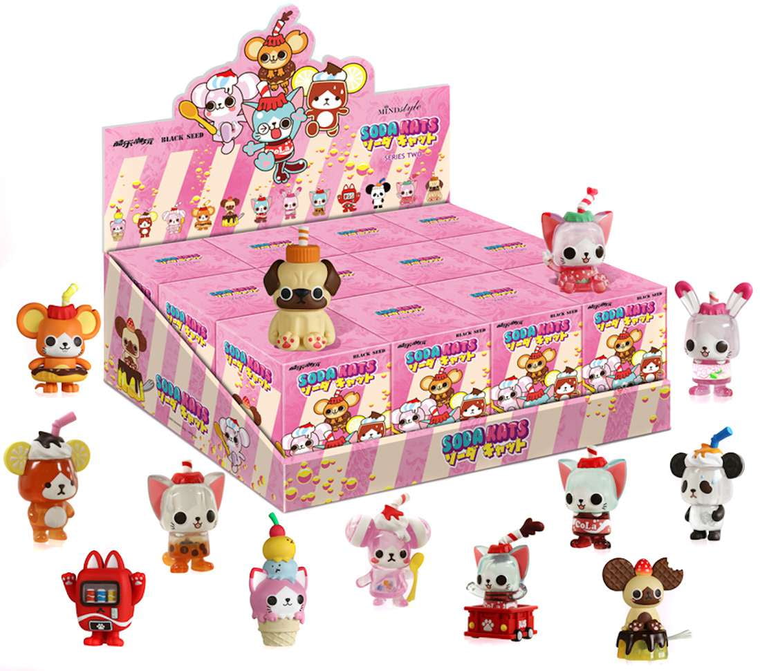 Soda Kats Series 2 Mystery Box (12 Packs)