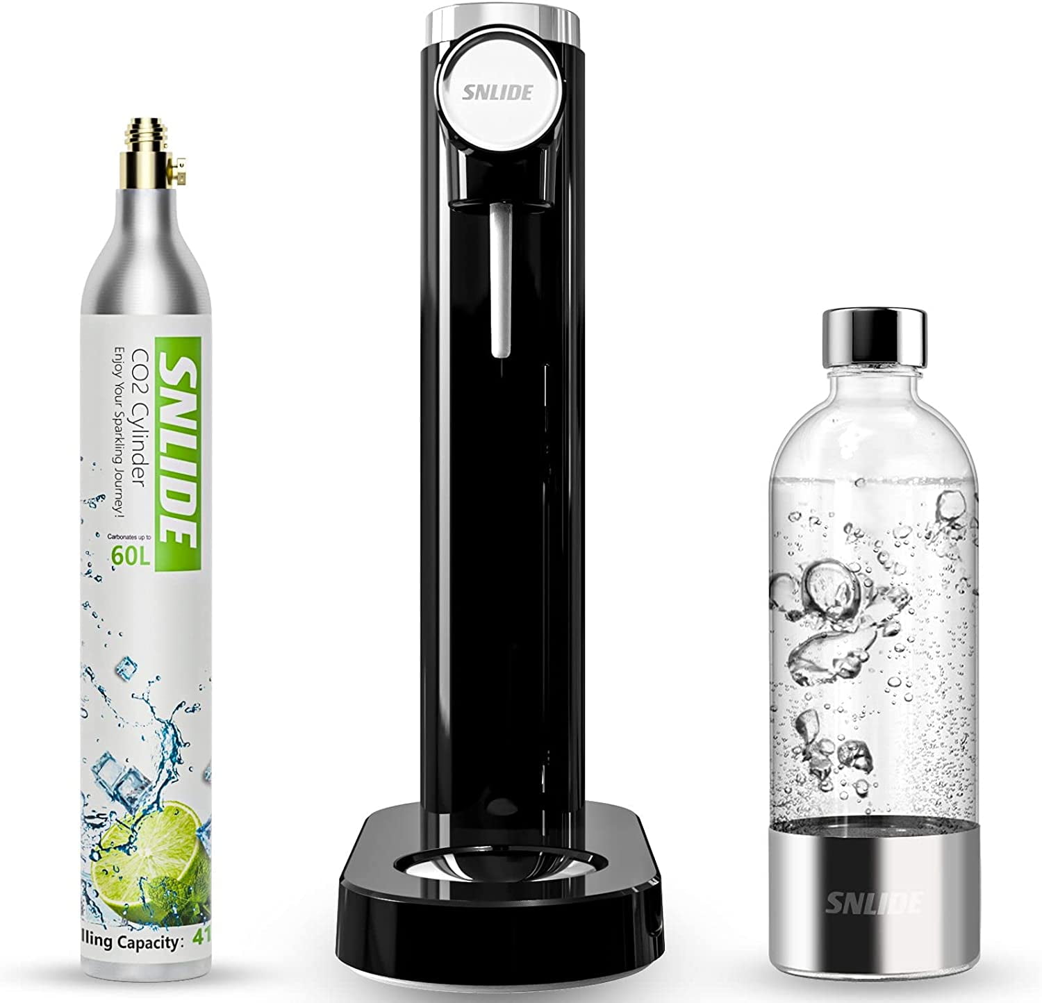 Sparkling Water Maker Elegant 16 gl with 1000 ml Pet Bottle