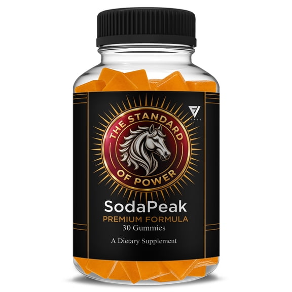 Soda Peak Male Gummies, Soda Peak Support Performance (30 Gummies)