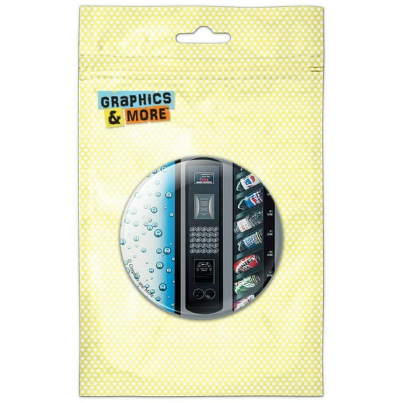Soda Pop Vending Machine Pinback Button Pin Badge