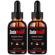 Soda Power Drops Maximum Strength Support Liquid Supplement SodaPower 2 Pack