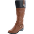 thumbnail image 1 of Soda Sam-H Two Toned Riding Boot, 1 of 7