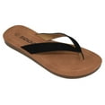 thumbnail image 1 of Soda Shoes Women Flip Flops Basic Plain Slippers Thongs Sandals Strap Casual Beach ELLA-S Black 7, 1 of 2