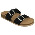 thumbnail image 1 of Soda Shoes Women Jesus Sandals Footbed Double Strap Functional Buckles Gladiator DUNYA-S Black 8.5, 1 of 3