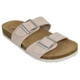 thumbnail image 1 of Soda Shoes Women Jesus Sandals Footbed Double Strap Functional Buckles Gladiator DUNYA-S Light Pink Mauve 9, 1 of 3