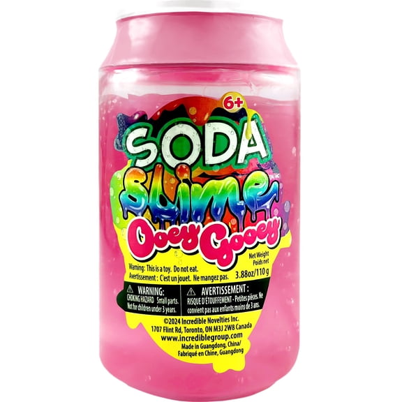 Soda Slime Ooey Gooey Pink Slime