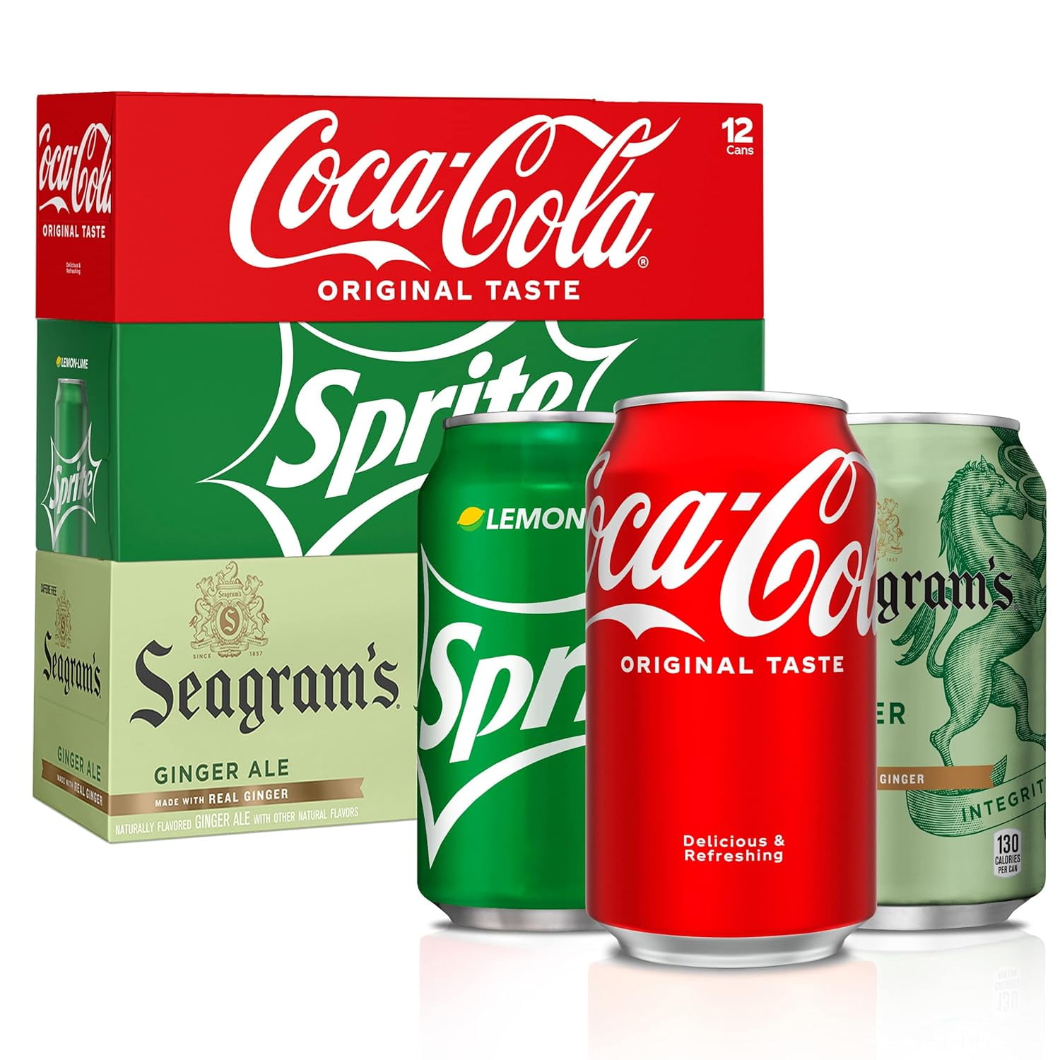 Soda Soft Drink Party Pack, 12 Fl Oz