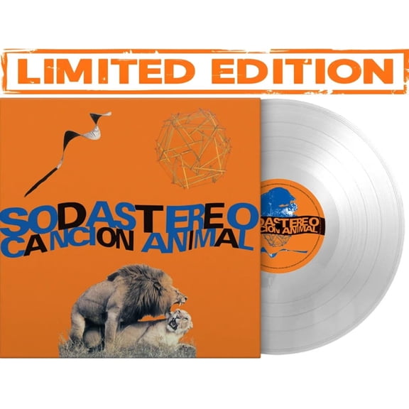 Soda Stereo  Cancion Animal  Limited Edition Colored Vinyl  Crystal Clear [Vinyl LP]