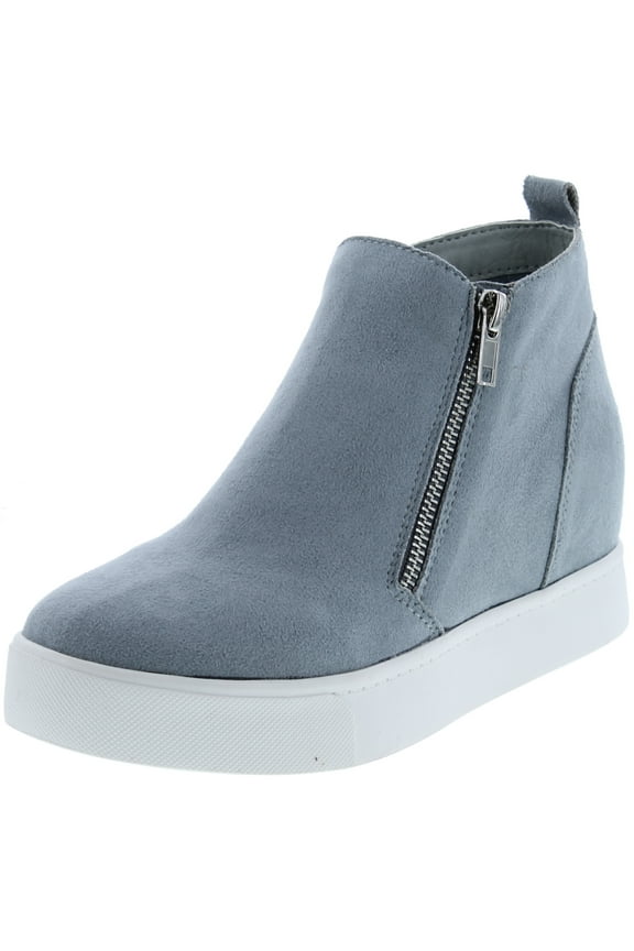 Taylor Hidden Fahsion Wedge Sneaker Shoes Side Zipper