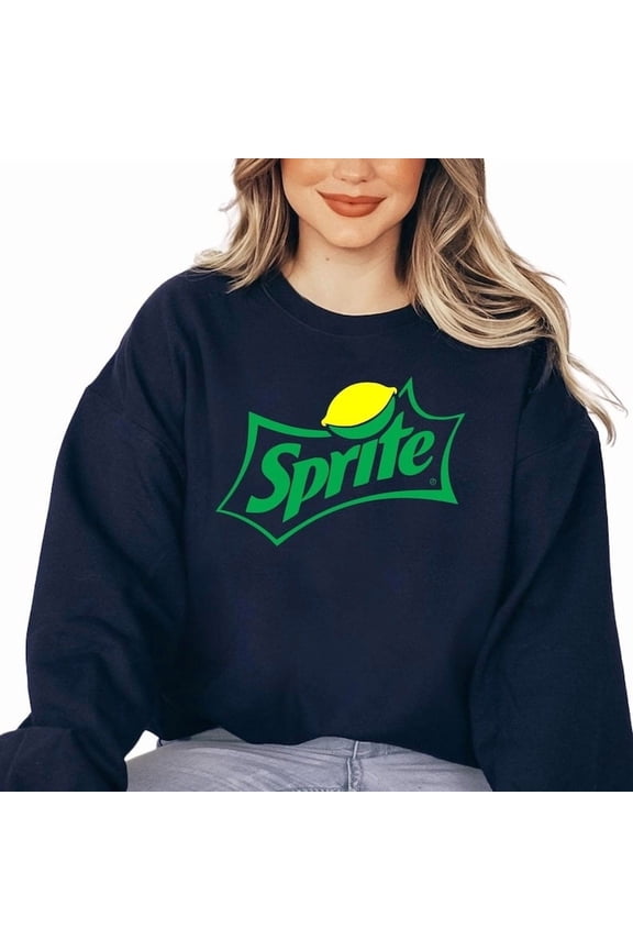 Soda Vibes Hoodie, Retro Citrus Crewneck Sweatshirt, Lime Soda Lover Hoodie, Vintage Logo Style Sweatshirt, Gift for Beverage Fans