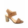 thumbnail image 1 of Soda Wait Womens Open Toe Chunky Heel Ankle Strap Block High Heel Dress Sandals ( Conac, 7.5 ), 1 of 2