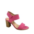 thumbnail image 1 of Soda Wait Womens Open Toe Chunky Heel Ankle Strap Block High Heel Dress Sandals, 1 of 2