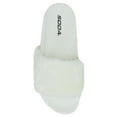 thumbnail image 1 of Soda Women Slip-on Soft Fur Fuzzy Sandals Slide Slippers Flip Flops YOGA-S White 6, 1 of 2
