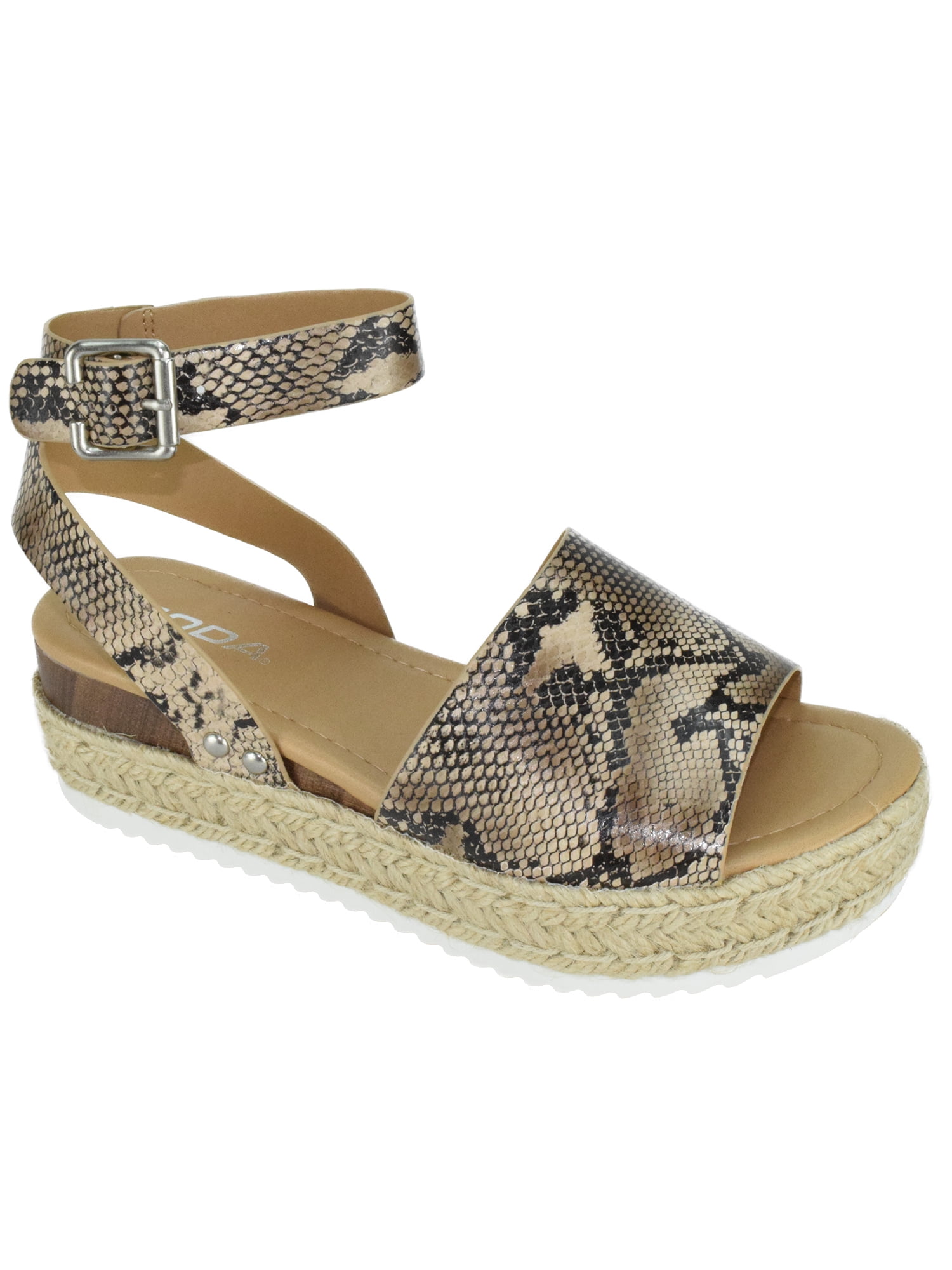 flatform espadrilles espadrilles snake print
