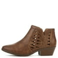 thumbnail image 1 of Soda Women's Fashion Closed Toe Multi Strap Ankle Bootie Block Heel Cognac Pu (Cognac Pu, 7.5), 1 of 2