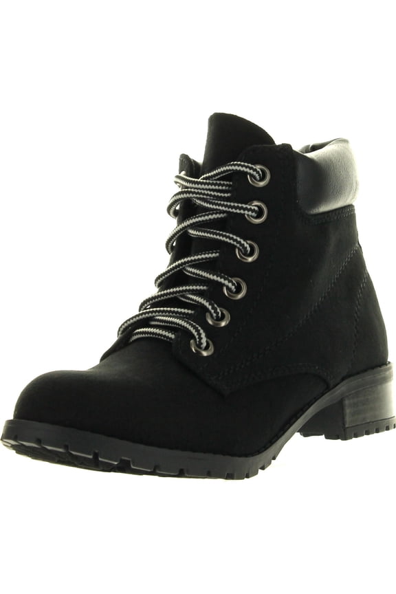 Womens Equity-S Padded Collar Ankle Lace Up Boot