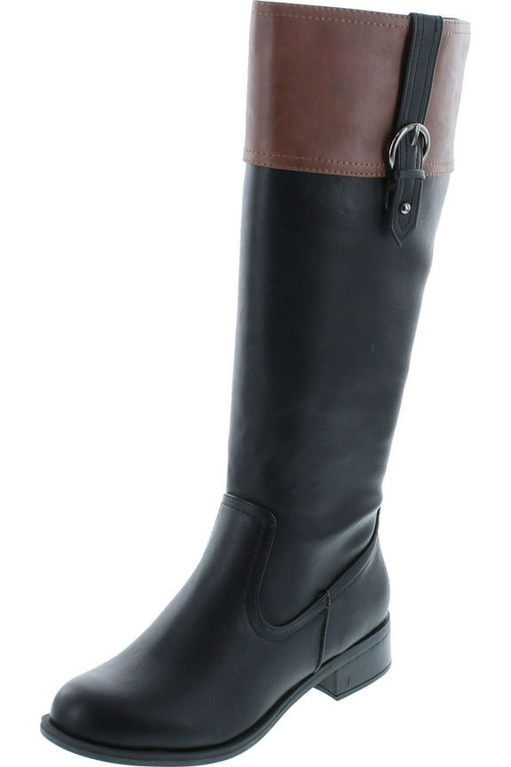 Womens Visa Two Tone Harness Riding Boots
