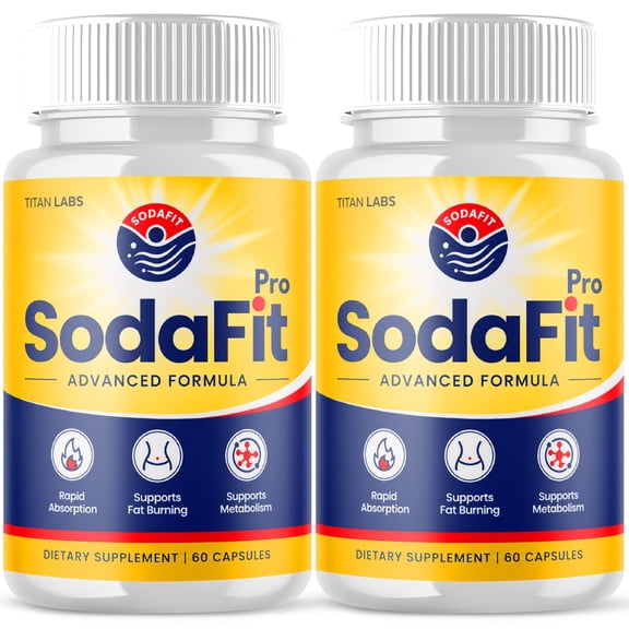 SodaFit Advanced Formula Pills Supporting Your Active Lifesyle Naturally Soda Fit Capsules (2 Pack)