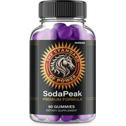 SodaPeak Gummy   Natural Blend Advanced Formula Soda Peak for Active Lifestyle, 60 Gummies