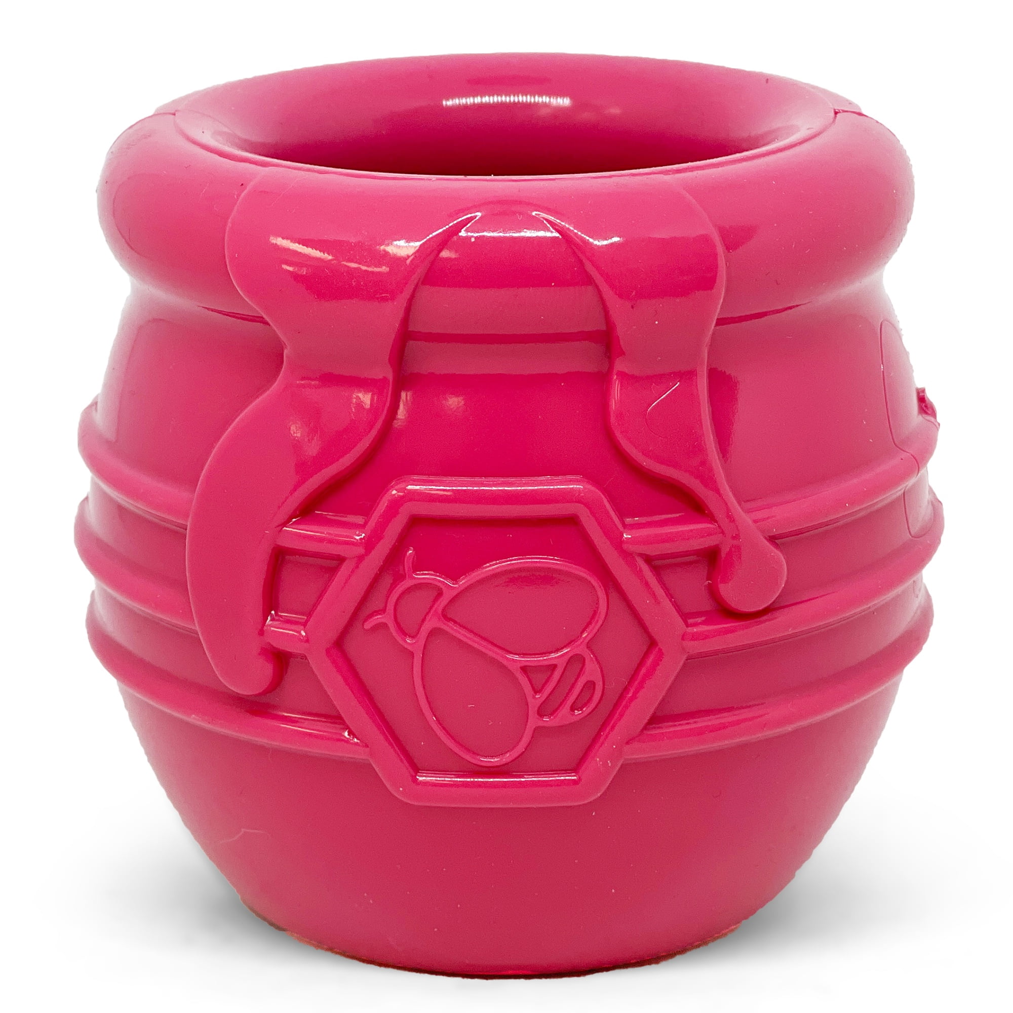SodaPup Durable PUP-X Honey Pot Rubber eCupTreat Dispenser and Enrichment Toy, XL, Blue