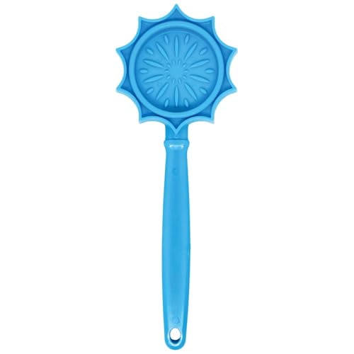 SodaPup Flower Lick Stick Hand-held Interactive Enrichment Toy, Blue