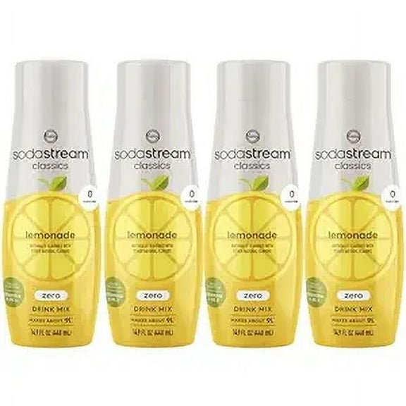 SodaStream 440 ml Homestyle Lemonade Zero Calorie Drink Mix (Case of 4)