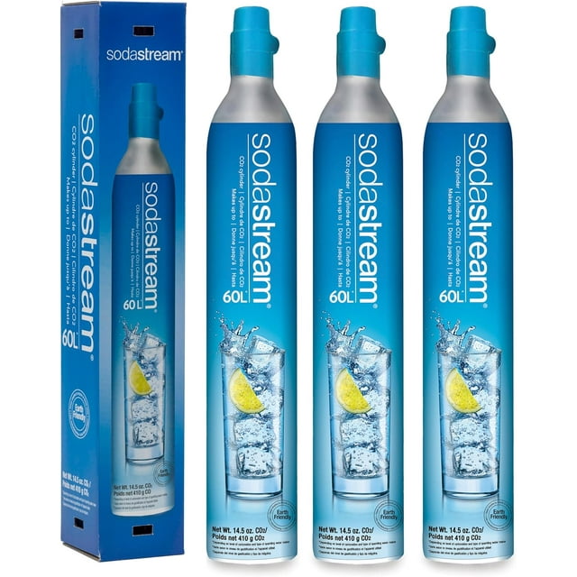 SodaStream 60L Co2 Spare Carbonators, Set of 3