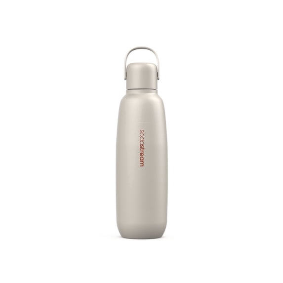 sodastream Fizz & Go Stainless Steel Bottle, Sand