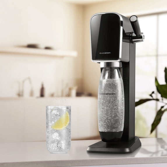 SodaStream Art (Black) Sparkling Water Maker with CO2 and Carbonating Bottle