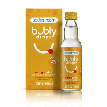 SodaStream Bubly Drops, Mango, 1.36 fl oz.