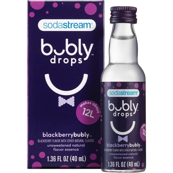 SodaStream Bubly Sparkling Beverage Fruit Drops - Pack of 2