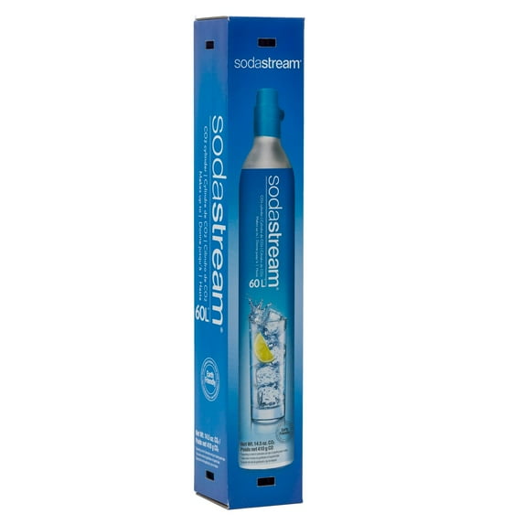 SodaStream Blue Spare CO2 Cylinder, 60 L.