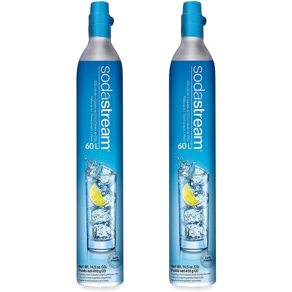 sodastream Screw-In CO2 Cylinder Spare, 2pk