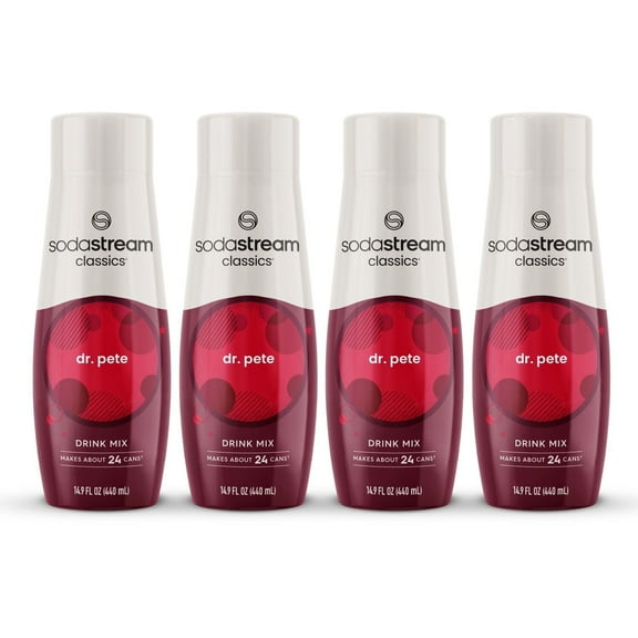 SodaStream Classics Dr. Pete Drink Mix 4pk
