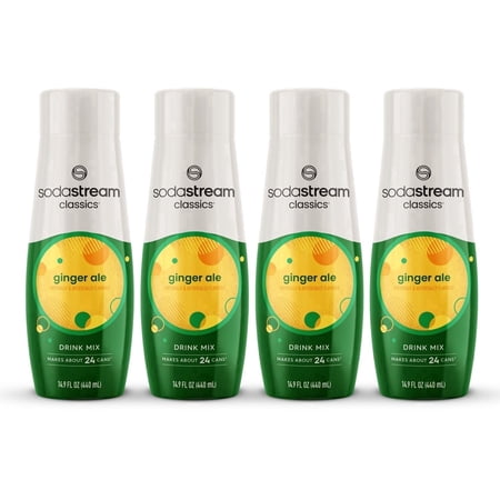 SodaStream Classics Ginger Ale Drink Mix, 14.9fl oz, 4pk