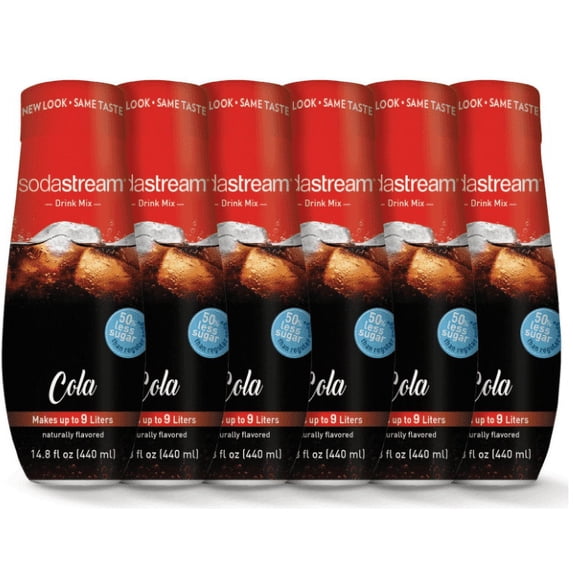 SodaStream Cola Drink Mix, 6 Count, 440 mL