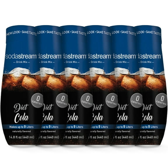 SodaStream Diet Cola Drink Mix, 6 Count, 440 mL