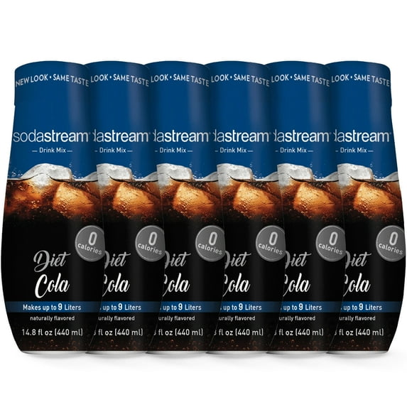 SodaStream Diet Cola Drink Mix, 6 Count, 440 mL