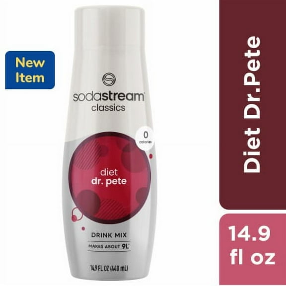 SodaStream Diet Dr Pete Zero Calorie Drink Mix - 14.8 fl oz