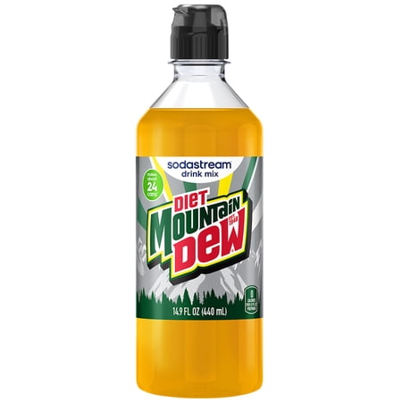 NEW SODASTREAM DIET MOUNTAIN DEW DRINK MIX, 14.9OZ