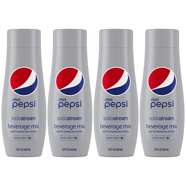 SodaStream® Diet Pepsi® Beverage Mix, 440 ml, Pack of 4