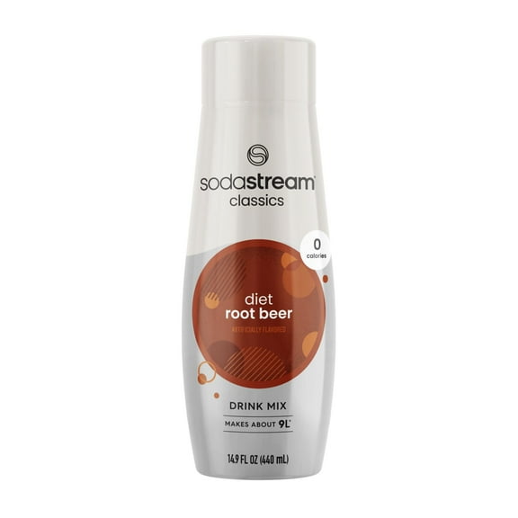 SodaStream Diet Root Beer Drink Mix, 14.9 fl oz.